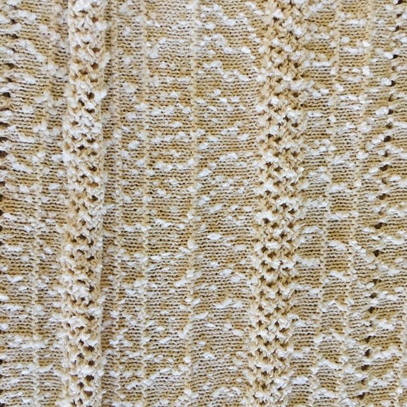 Sweater Crochet Knitted Long Sleeves V-neck Women’s Size Small - Picture 4 of 9